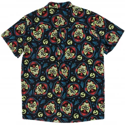 Sourpuss Clothing Wolfman Print Button Down Shirt APPAREL