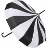 Sourpuss Clothing EVERYTHING ELSE Pagoda Umbrella - Black & White