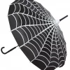 Sourpuss Clothing Pagoda Umbrella - Spiderweb