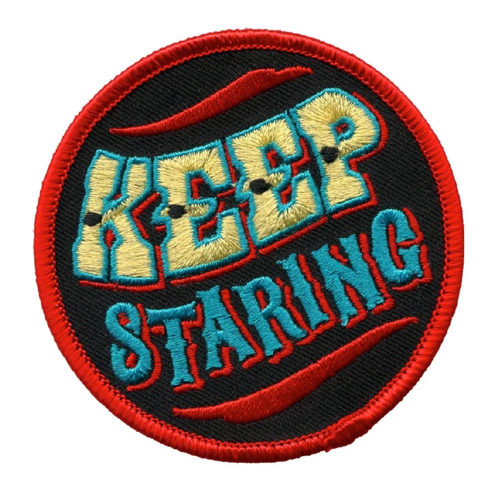 Sourpuss Clothing Keep Staring Patch EVERYTHING ELSE 3 Sourpuss Clothing Keep Staring Patch EVERYTHING ELSE