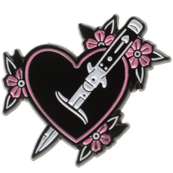 Sourpuss Clothing Feelin' Stabby Enamel Pin