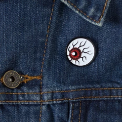Sourpuss Clothing Eyeball Enamel Pin EVERYTHING ELSE