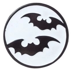 Sourpuss Clothing Bat Moon Enamel Pin EVERYTHING ELSE