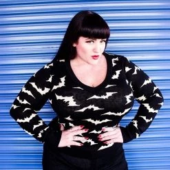 Sourpuss Clothing Luna Bats Sweater