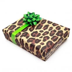 Sourpuss Clothing Leopard Print Gift Wrap Sheet By Sourpuss