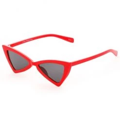 Fame Accessories Triangle Cat Eye Sunglasses In Red