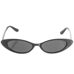H & D Accessories Slim Cat-Eye Sunglasses In Black