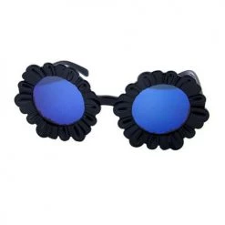 Ocean And Land Flower Frame Sunglasses - Black ACCESSORIES