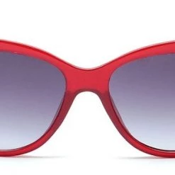 Cramilo Eyewear ACCESSORIES Red Striped Arm Sunglasses