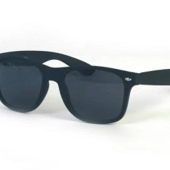 Pop Fashionwear Matte Black Wayfarer Style Sunglasses