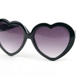 POP Fashionwear ACCESSORIES Black Heart Sunglasses