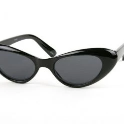 Pop Fashionwear ACCESSORIES Cat Eye Sunglasses In Black