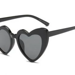 Cramilo Eyewear Black Angular Heart Cat-Eye Sunglasses ACCESSORIES