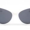 Cramilo Eyewear Retro Cat Eye Sunglasses In White