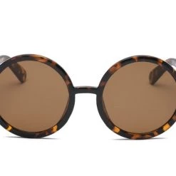 Cramilo Eyewear ACCESSORIES Large Round Sunglasses In Tortoiseshell