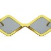 Cramilo Eyewear Diamond Shape Sunglasses In Yellow ACCESSORIES