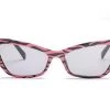 Cramilo Eyewear Tiger Print Cat Eye Sunglasses - Pink