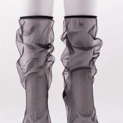 Tabbisocks Breeze Tulle Socks In Black ACCESSORIES