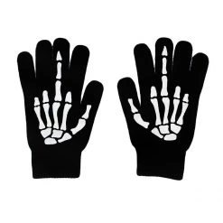 Too Fast Clothing Up Yours Skeleton Hand Gloves