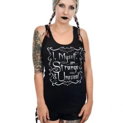 Too Fast Clothing APPAREL Strange & Unusual Racerback Tank Top - Size S