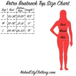 2NE1 Apparel Retro Boatneck Top In Black - Size S