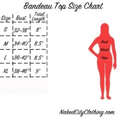 Cezanne Twist Front Bandeau Crop Top In Red - Size XL