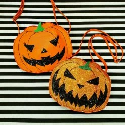 Comeco Two-Faced Jack O' Lantern Purse