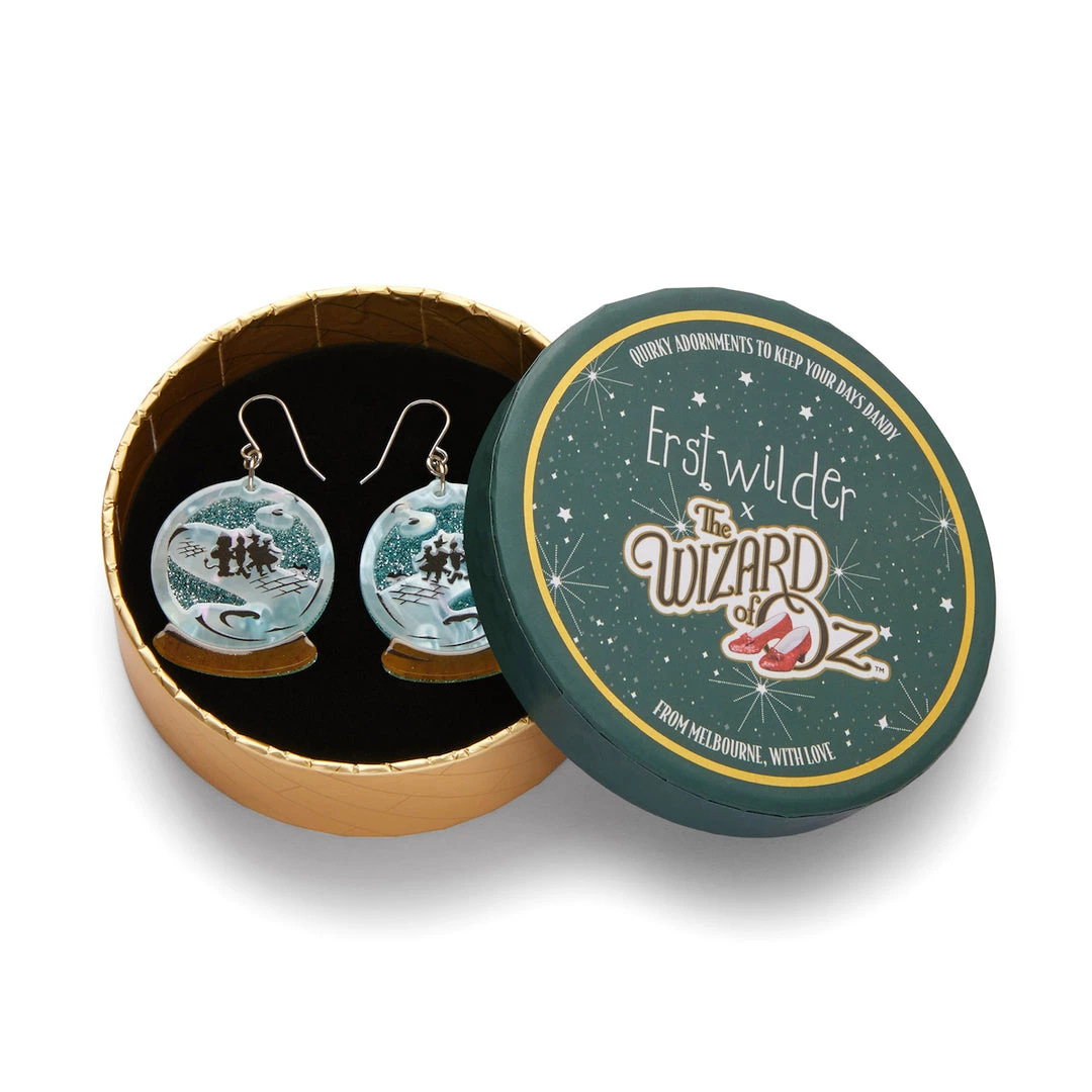 Erstwilder ACCESSORIES Wizard Of Oz Collection "Crystal Ball" Dangle Earrings 5 Erstwilder ACCESSORIES Wizard Of Oz Collection "Crystal Ball" Dangle Earrings