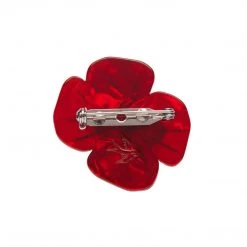 Erstwilder ACCESSORIES Remembrance Poppy Mini Brooch