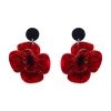 Erstwilder ACCESSORIES Remembrance Poppy Drop Earrings