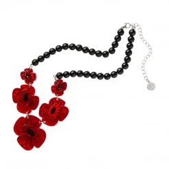 Erstwilder Remembrance Poppy Necklace ACCESSORIES