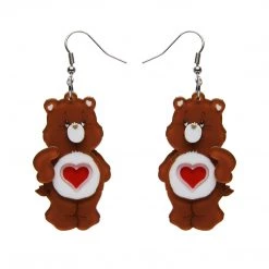 Erstwilder Care Bears Collection "Tenderheart Bear" Dangle Earrings ACCESSORIES