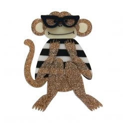 Erstwilder Fan Favourites Moe The Monkey Brooch