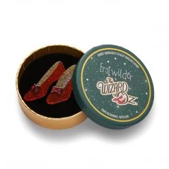 Erstwilder Wizard Of Oz Collection "Ruby Slippers" Brooch 7 Erstwilder Wizard Of Oz Collection