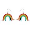 Erstwilder Fan Favourites Rainbow Ruff Earrings 2 Erstwilder Fan Favourites Rainbow Ruff Earrings