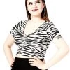 Sourpuss Clothing Suzie Top - Zebra